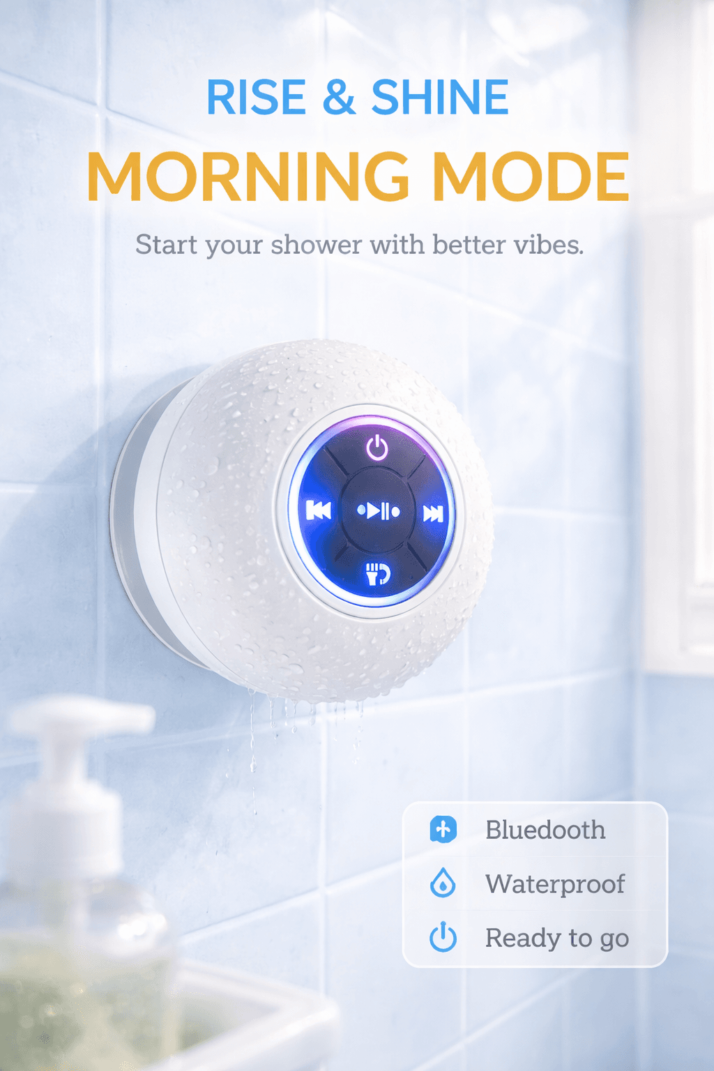 Dardanai Shower Speaker — Morning Mode